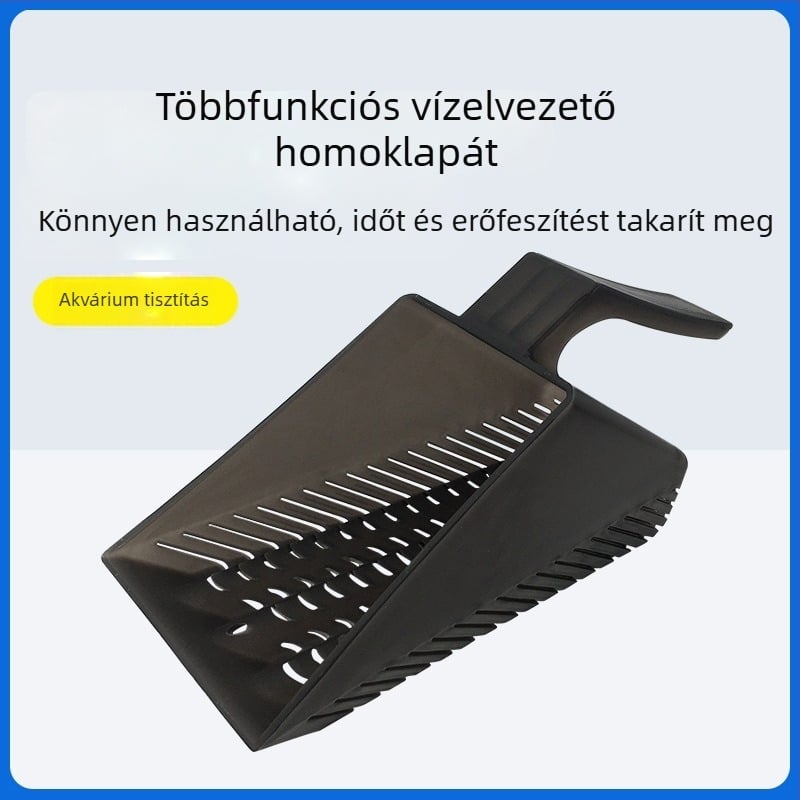Többfunkciós akváriumi homokkanál és tisztító eszköz vízi növényekhez és tájépítéshez
