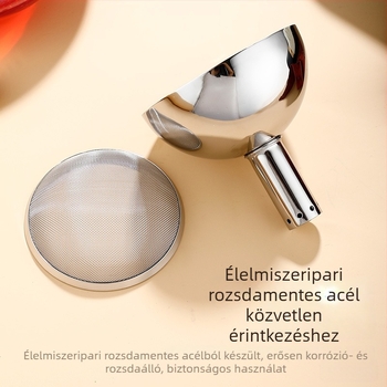304 rozsdamentes acél bor-tölcsér, nagy átmérőjű szűrő a dekantáláshoz