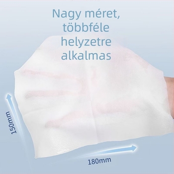 Bestway 10 egyenként csomagolt, 75%-os alkoholt tartalmazó nedves törlőkendő bőrtisztításra és fertőtlenítésre, méret 150 × 180 mm
