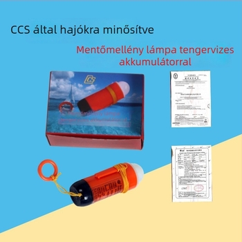 Csónakhoz való mentőmellény-lámpa és mentőgyűrű világítás — önfénylő világítás, kompatibilis száraz és tengervíz akkumulátorokkal, robbanásbiztos lítiumakkumulátor CCS