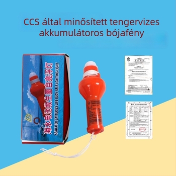Csónakhoz való mentőmellény-lámpa és mentőgyűrű világítás — önfénylő világítás, kompatibilis száraz és tengervíz akkumulátorokkal, robbanásbiztos lítiumakkumulátor CCS