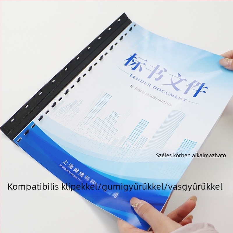 A4 kötőfedél – tartós, átlátszó védőfilm 100 laphoz