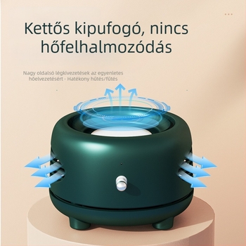 USB-vezérelt forró és hideg termoszos pohár beépített fűtéssel, belső rozsdamentes acél, modell M1-20B