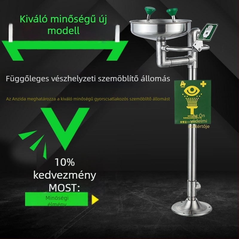 Anzhida Szemmosó AZD1207 - Laboratóriumi és petro-kémiai szemmosó, 304 rozsdamentes acél
