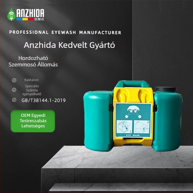 Anzhida AZD3601 Mobil szemmosó állomás, 30 literes kapacitás