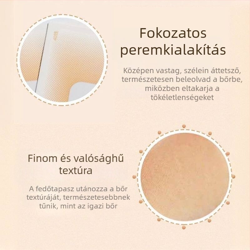 Tatuál fedő matricák, bőrszín, professzionális eszköz a születési jelek és fehér foltok eltakarítására, tartós, vízálló, lélegző, bőr-hasonló fedés.