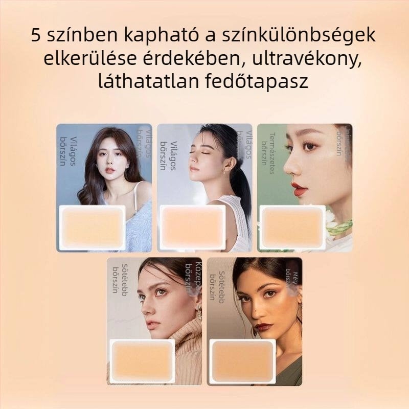 Tatuál fedő matricák, bőrszín, professzionális eszköz a születési jelek és fehér foltok eltakarítására, tartós, vízálló, lélegző, bőr-hasonló fedés.