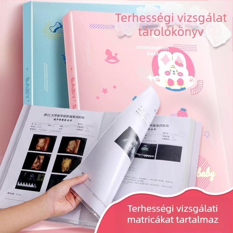 A4-es terhességi nyilvántartó, vízálló iratgyűjtő