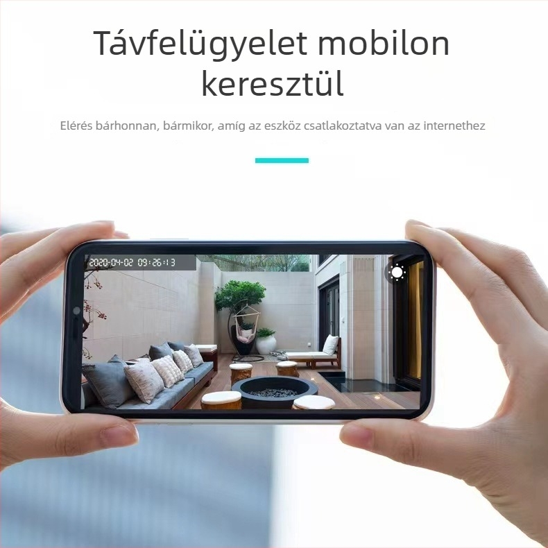 X3 vezeték nélküli éjjellátó megfigyelő kamera belső és külső használatra, HD