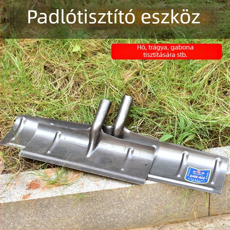 Teljes acélból készült, integrált lapát hóhoz, tisztításhoz, trágyázáshoz és gabonához