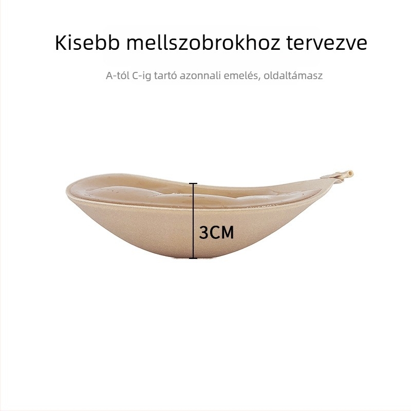 3 cm-es tenyérkacsos melltartó ragasztó, Adam keze, vastagított push-up, láthatatlan melltartó, esküvői ruhához