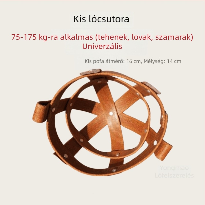 Lovak és szarvasmarhák szájvédője, kopásálló szájvédő