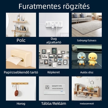 Átlátszó hálós nano ragasztó, erős ragasztó, kétoldalas, akril alapú a falak és járművek rögzítéséhez