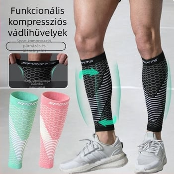 Sport lábszárvédő mandzsetta napvédő funkcióval – futáshoz, kerékpározáshoz, kosárlabdához és tollaslabdához