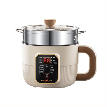 Kompakt elektromos, multifunkciós edény kollégiumi, irodai és otthoni használatra — sütés, főzés, párolás és egyben használható