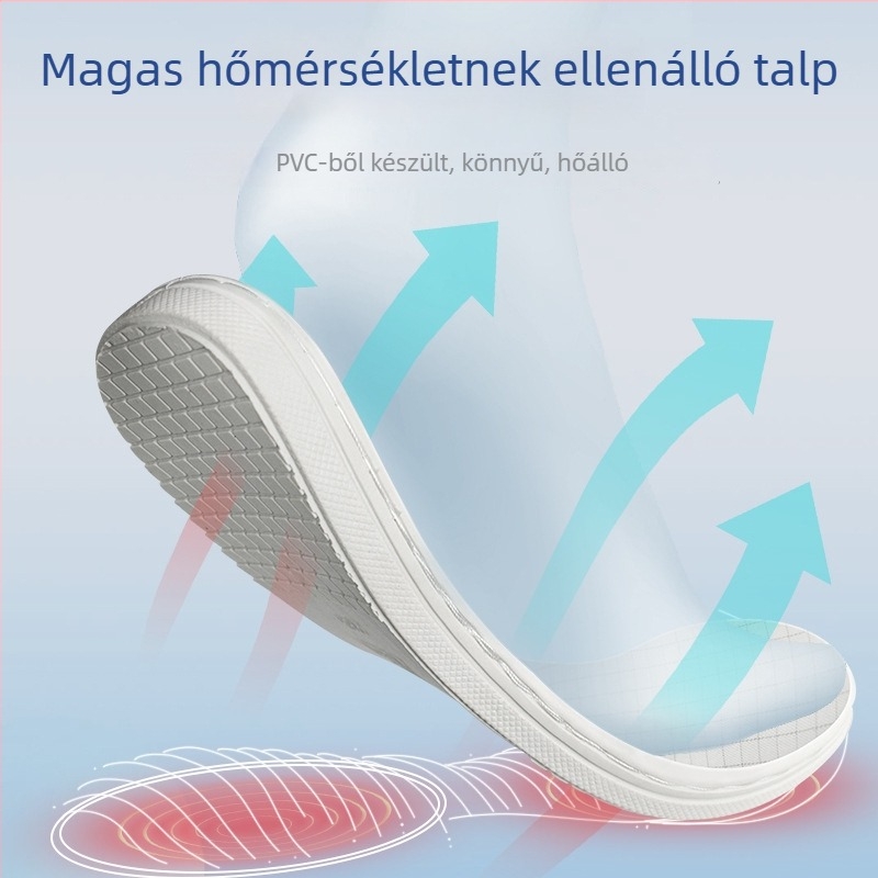 Antisztatikus cipők puha talppal és megerősített PVC talppal, pormentes műhelyhez, magas hőállóságú, uniszex
