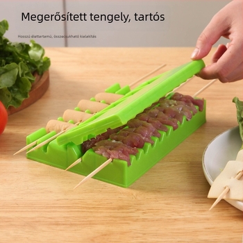 3 az 1-ben grillezőnyárs forma: báránynyársak, inas tekercsek, zöldségtekercsek és tofu bőr