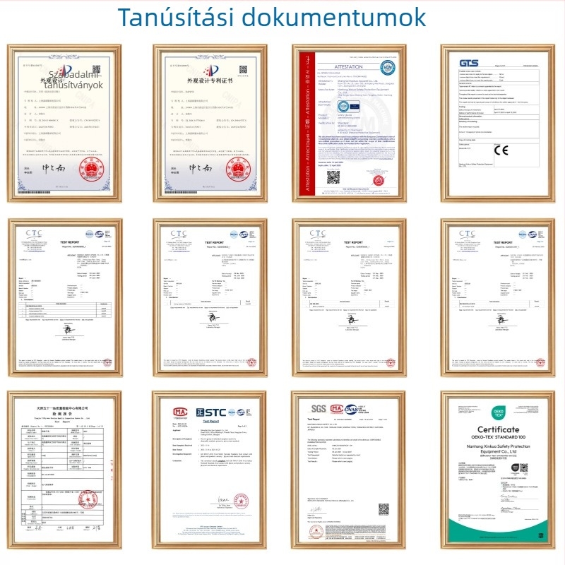 A5 HPPE nitril vágásálló kesztyű matt bevonattal, EN 388, CE tanúsítvány, csúszásmentes és olajálló, D-kategóriás
