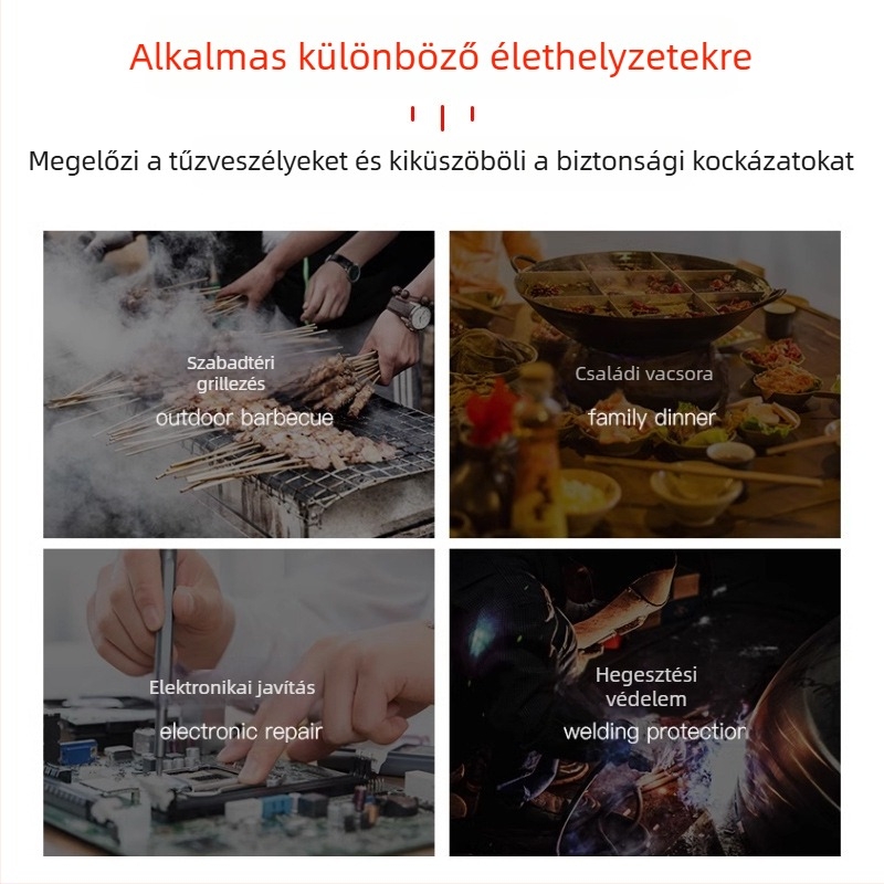 Kétoldalas szilikon grillsütő matrac kempingezéshez, hőálló, lángálló, 60×40 hüvelyk