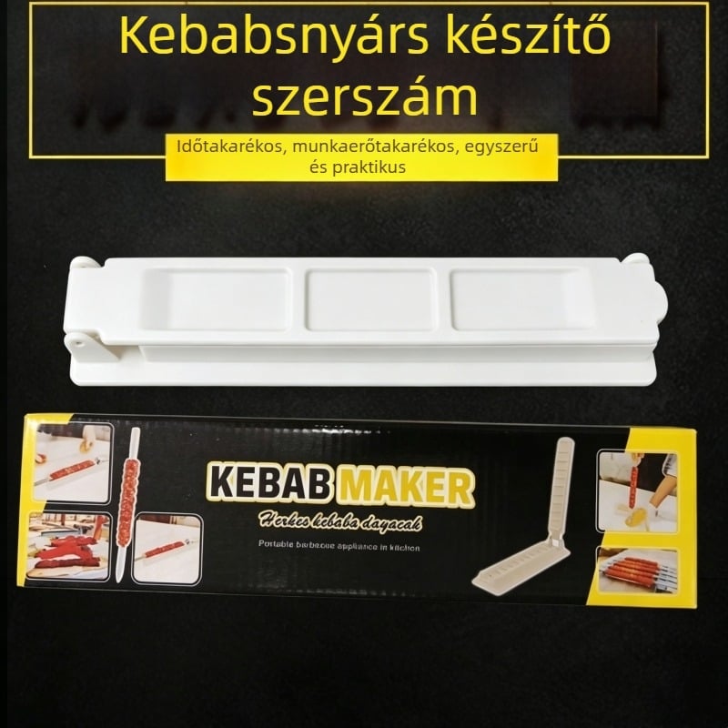 Grillhez való kebabnyárs-készítő – húsnyárs eszköz