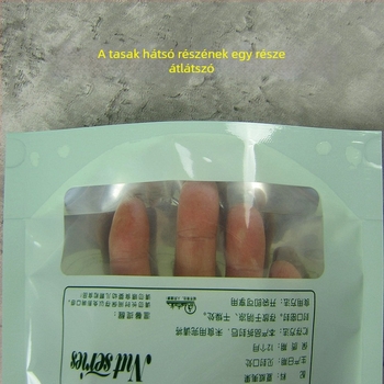 Makadámiadió csomagoló zacskó 250 g/500 g, zipzáros műanyag zacskó nassolnivalókhoz