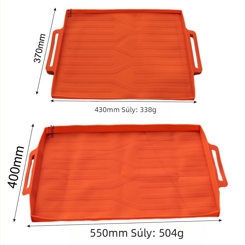 Szilikon grillmat és sütőedény, fekete kővédő lap kült outdoors kempingezéshez, hőálló