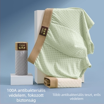 Férfi boxerek ice silk jacquard anyagból, középmagas derekú, lélegző, gyorsan száradó
