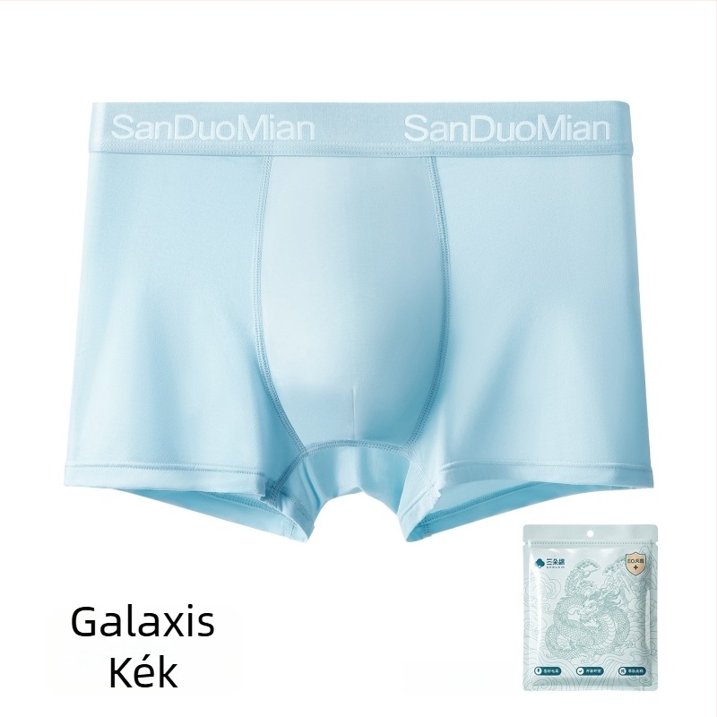 Modal 10A antibakteriális férfi boxeralsó, plusz méret, légáteresztő, kényelmes, nagy rugalmasság