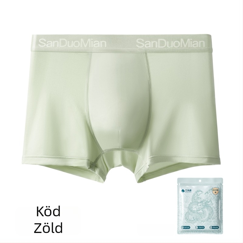 Modal 10A antibakteriális férfi boxeralsó, plusz méret, légáteresztő, kényelmes, nagy rugalmasság