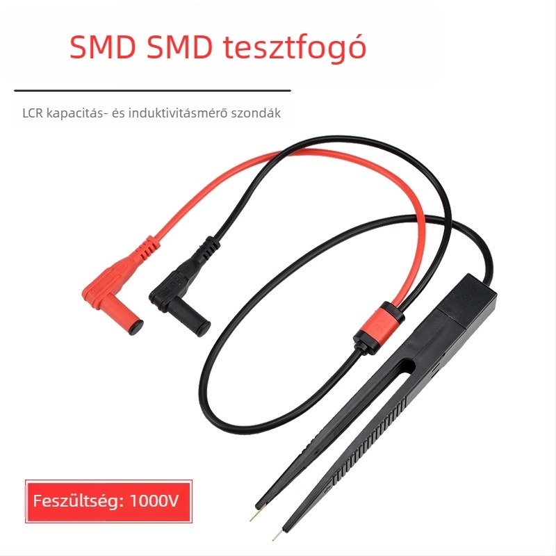 Univerzális tesztkészlet multiméterhez: fogócsipesz-típusú tesztkapocs, LCR- és SMD-alkatrészek