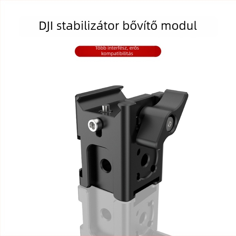 DJI RS3/RS4 és RSC2 stabilizátorhoz kiterjesztő modul — telefonklip, vakuszorító és monitor-modul