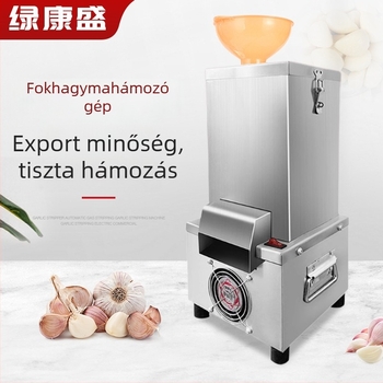 Elektromos fokhagyma hámozó és héjmentesítő gép, automata hámozás, otthoni és kisvállalkozások számára