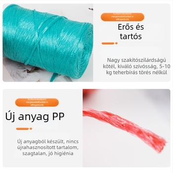 Polipropilén szövött kötél, színes csomagoláshoz