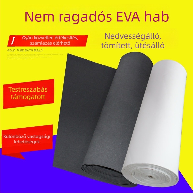 EVA habtekercs, egyoldali ragasztóval, nagy sűrűségű ütéscsillapító EVA-hab