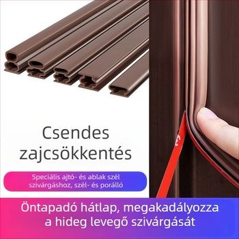Tömítő szalag tömörfa ajtókhoz és ablakokhoz, hangszigetelés, szélálló, hőszigetelés, szúnyogriasztó.