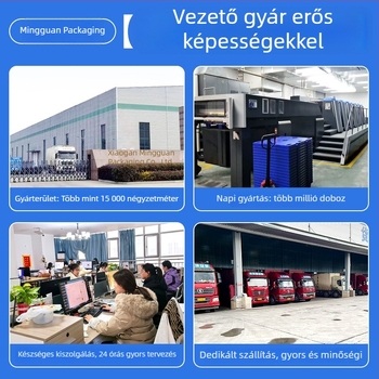Egyedi ajándékcsomagoló dobozok elektronikus készülékekhez, UV-nyomtatott hullámkarton dobozok, arany fólia, forró ezüst fólia, laminálás és kivágás