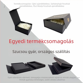 Egyedi ajándékdoboz kettős fedéllel, teás és kozmetikai csomagoláshoz