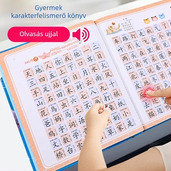 Pinyin olvasó gép gyermekeknek hangos könyvvel, 3000 szó, korai tanulási kártyák