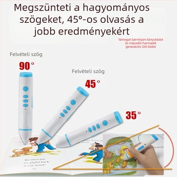 Gyerekeknek szóló olvasó toll — személyre szabható megoldás a korai oktatás képeskönyveihez, univerzális hangrögzítő olvasó toll, OEM elérhető