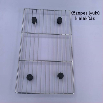 Rozsdamentes acél hálós kutya toalett, nagy, közepes és kis méretben, meghatározott ürítéshez