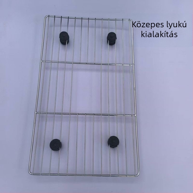 Rozsdamentes acél hálós kutya toalett, nagy, közepes és kis méretben, meghatározott ürítéshez