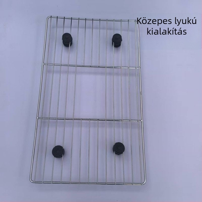 Rozsdamentes acél hálós kutya toalett, nagy, közepes és kis méretben, meghatározott ürítéshez