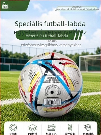 26 féle futball-labdák a világbajnokságra, ifjúsági és diák versenyekhez, felnőtt edzőlabdák, puha és kopásálló PVC, szabványos 5-ös méret