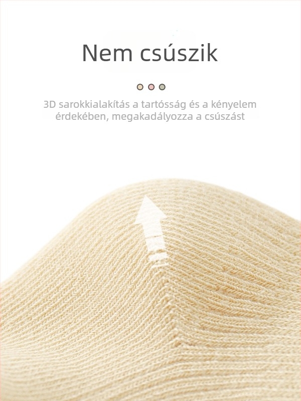 2026 őszi cukorka színű babaszokni fodros széllel, varratmentes, 0–6 hónap, A osztály pamut zokni