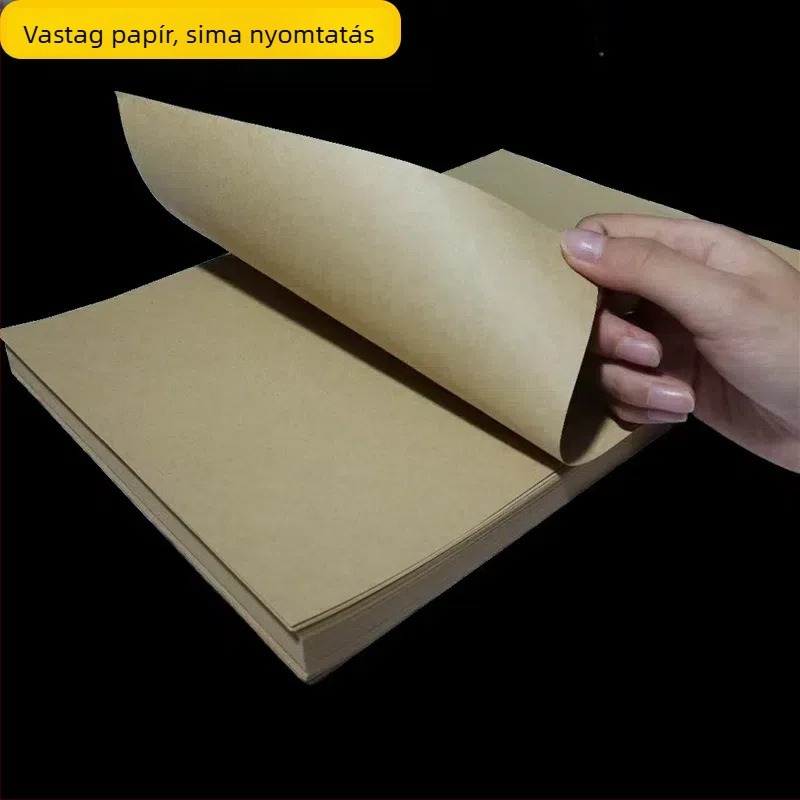 A4-es iratgyűrű kötőborító A3-as vastag kraftpapírból