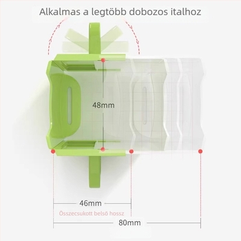Gyerekeknek készült italtartó pohártej- és joghurtos poharakhoz — égési sérülés elleni védelem és összenyomódás elleni védőtok