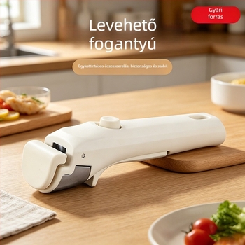 Személyre szabható levehető fazék fogantyú, univerzális csipesz gyorskioldóval, többfunkciós fazék fogantyú