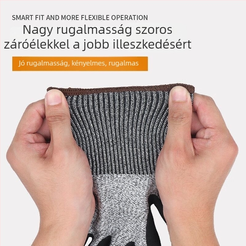 Vágásbiztos munkakesztyűk, csúszásmentes, légáteresztő, karc- és kopásálló – kesztyűk a munkahelyre