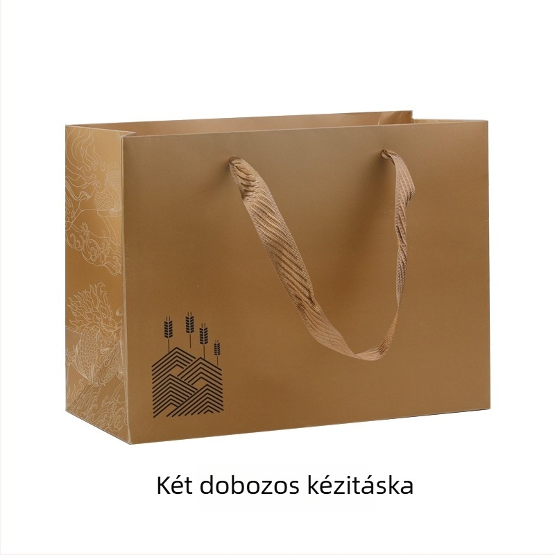 ablakos papírdoboz ajándékcsomagolás 500 ml-es borosüveghez