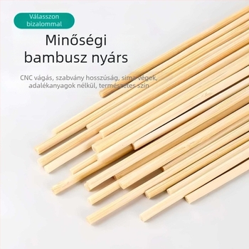 Kiváló minőségű bambusz egyszer használatos nyárs grillsütéshez, otthoni és kereskedelmi felhasználásra, ideális sült nyársakhoz